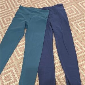 Kids Teal and Navy Leggings